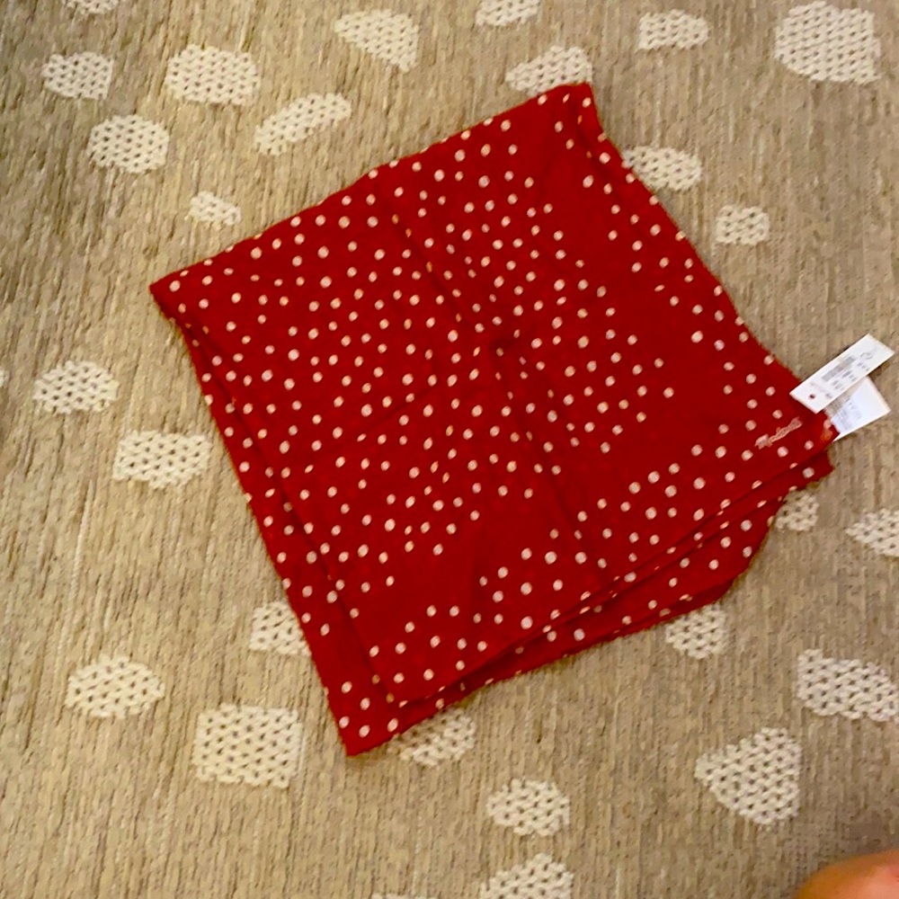 NWT Madewell Bandana Brick red